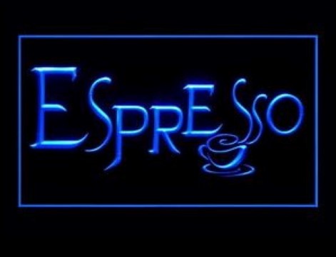 Espresso Coffee Roasted Extra LED Neon Sign
